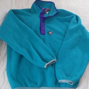 Vintage Woolrich polar fleece quarter snap pullover